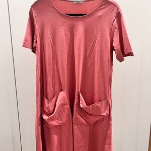 COS Rose Midi Dress with Pockets